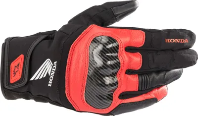 Produktbild von Alpinestars Honda SMX Z Drystar Motorradhandschuhe (Black/Red,L)