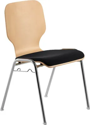 Produktbild von Mayer Stapelstuhl myDARIO 211604 01 26 397 schwarz Stoff