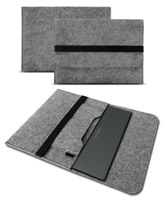 Produktbild von Sleeve Hülle für Medion Akoya S14406 Tasche Filz Case Notebook Cover SchutzhülleFarbe Filz Sleeve:Grau