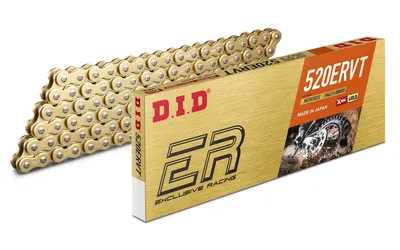 Produktbild von X-Ringkette DID520ERVT(G&G)/118C Kette offen mit Clipschloss (FJ)