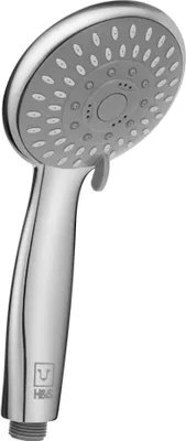 Produktbild von H&S Universal Duschkopf mit Hohem Wasserdruck - Duschbrause mit 5 Verstellbaren Modi - Leistungsstarke verchromte Regendusche in Groß - Handbrause für