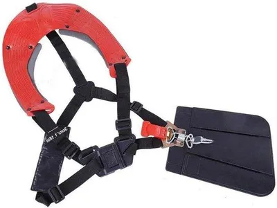 Image de Harnais de coupe en nylon avec bandoulière - Confortable et ajustable - Accessoires pour tondeuses robotisées - Sangle en nylon pour le jardinage.