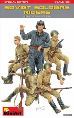 Produktbild von MINIART MA35281 Soviet Soldiers Riders. SPECIAL EDITION