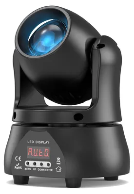 Obrázok produktu pre Mini Beam Moving Head – osvetlenie na pódium – ZQ02319 – 40 W – DMX512 13 kanálov – >82 000 lm – 90–240 V DC – zástrčka EU – CE