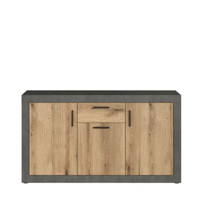 Produktbild von Salvada WO:Ko.+Fr.-Blenden Matera Melamin,Fr.Evoke Oak Nachbildung,Sideboard