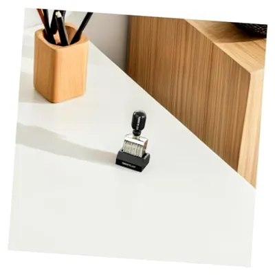 Produktbild von 2 Stück Retro Datumsstempel mit Holzgriff