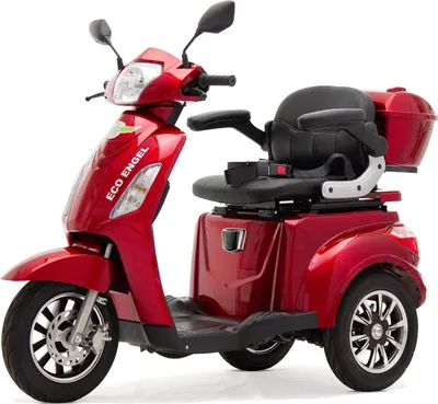 Produktbild von ECO ENGEL 500 Rot, 25 km/h, 1000 Watt Seniorenmobil Elektromobil Seniorenfahrzeuge