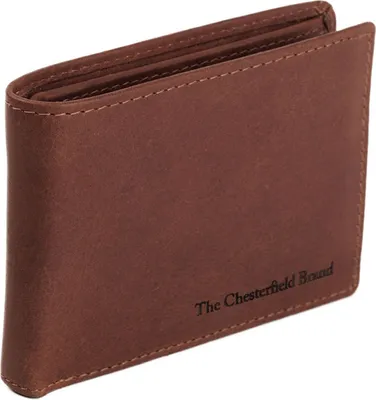 Image de The Chesterfield Brand Cuir porte-monnaie Enzo Billfold Brown brun
