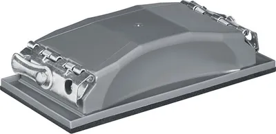 Produktbild von Handschleifklotz, aus Kunststoff, mit Spannvorrichtung, 160 x 85 mm