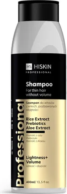 Image de Shampooing HISKIN Professional pour cheveux fins et sans vigueur - pour plus de légèreté et de volume, 400 ml