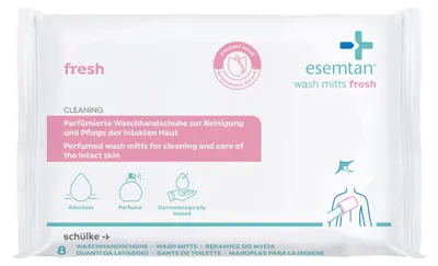 Image de esemtan gants de toilette Fresh, lot de 8 | Paquet (8 pièces)