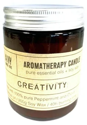 Aromatherapie-Kerze Kreativität, Sojawachs, 0,3 kg