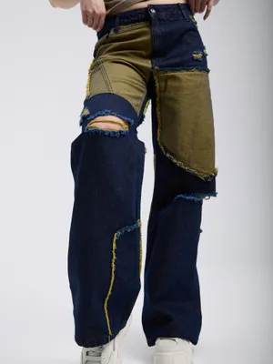 Produktbild von WD527 Damen Jeans im Punk Look