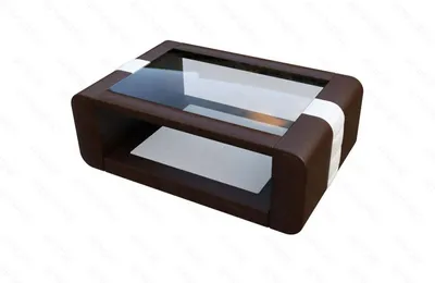 Produktbild von Couchtisch Bellagio 92x70x42 cm mit 12mm Sicherheitsglasplatte