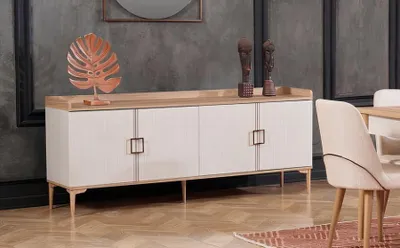 Produktbild von Konsole Kommoden Schminkkonsole Sideboard Spiegel Dekokonsole Konsolentisch