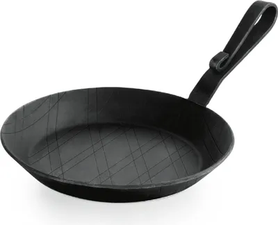 Produktbild von Brat- Servierpfanne Ø 20 cm Eisen mit gebogenem Hakenstiel