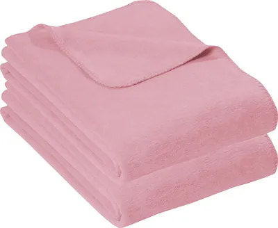 Produktbild von Erwin Müller Wohndecke Brescia" 2er-Pack altrosa 150x220 cm"