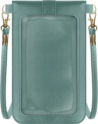 Produktbild von Avizar, Handytasche mit Touchscreen-Fenster und Schulterriemen 1.40m, Blau