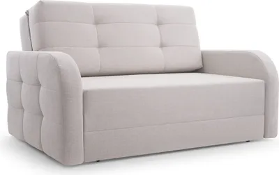 Produktbild von MOEBLO Kindersofa PORTO 120 – Schlafsessel Sofa Sessel Jugendsofa Schlafsofa 2-Sitzer Gästebett mit Schlaffunktion und Bettkasten - Beige (BRAGI 28)