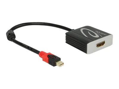 Immagine prodotto di Delock 62735 Displayport Kabel mini DP -> HDMI St/Bu 0.20m schw.
