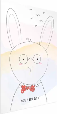 Produktbild von Posterpapier Poster - Greetings from the Rabbit 40x60 cm Für Kinder e-A-0121-ao-a