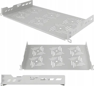 Produktbild von Stalflex Server Fachboden 19 Zoll 1HE 250mm - Serverschrank Hergestellt