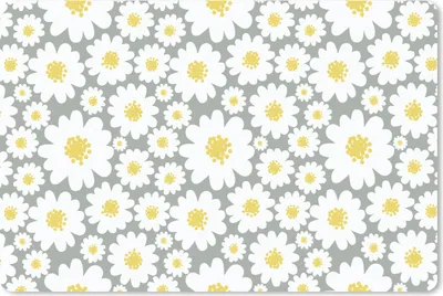 Produktbild von MuchoWow® Mauspad Mousepad Mädchen - Gänseblümchen - Blumen - Muster - Mädchen - Weiß - Kinder - Kinder 27x18 cm - Mousepads - Maus Mat - Pad - Mausunterlage - Büroartikel - Desk Matten