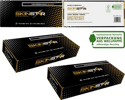 Immagine prodotto di SKINSTAR BLACK EDITION Cera universale per sci di fondo Cera da gara 500g