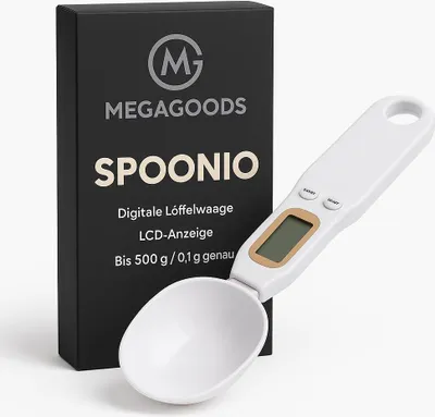 Zdjęcie produktu dla Mini waga łyżkowa Cyfrowy wyświetlacz LCD 0,1-500 g do mąki, kawy, mleka PL.