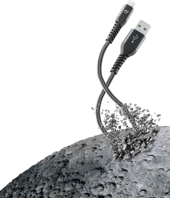 Produktbild von Extreme Cable, Tetra Force Lightning-Kabel mit Polyamid Faser, 1m