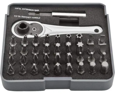 Immagine prodotto di NEO TOOLS Inserti per cacciavite con impugnatura, set di 38 pezzi.