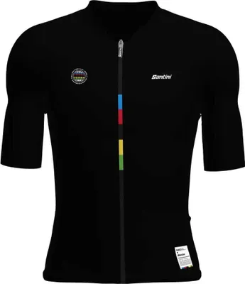 Produktbild von SANTINI Kurzarm Fahrradtrikot - UCI WORLD CHAMPION - Schwarz M