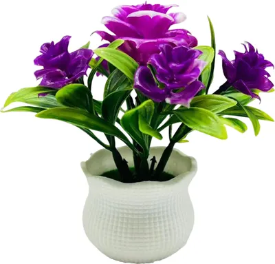 Produktbild von Künstliche Topfpflanzen, 5 Rosenblütenköpfe, für Zuhause, Büro, Tischdekoration, Hochzeit, Kunstblumen, Bonsai, für drinnen und draußen, Schreibtischdekoration