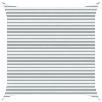 Immagine prodotto di Tenda da sole vidaXL grigio chiaro e bianco 4 x 4 m 100% poliestere Oxford