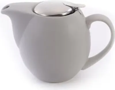 Produktbild von Kanne "Saara" Porzellan, matt grau 0,9l