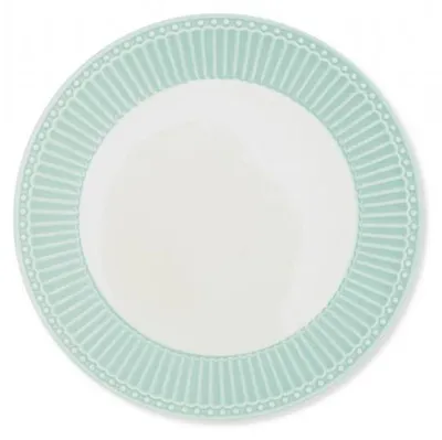 Zdjęcie produktu dla Greengate Talerz ALICE Zielony 23cm Zastawa stołowa COOL MINT