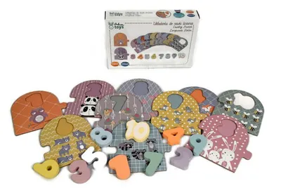 Obrázek produktu pro Naučné dřevěné puzzle - počítání, Adam Toys