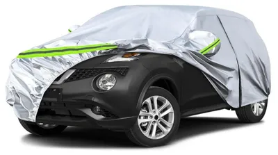 Immagine prodotto di Copertura impermeabile per auto, compatibile con Nissan Juke dal 2010 al 2022, traspirante, colore nero o argento