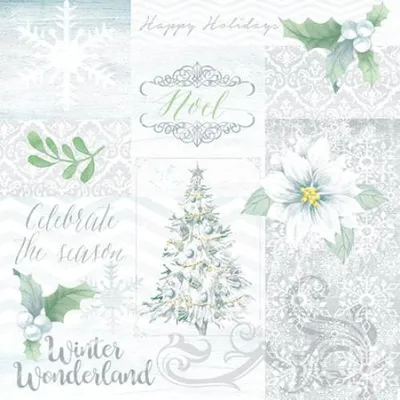 Produktbild von Weihnachten - Servietten - 25 x 25 cm - 20 Servietten pro Packung