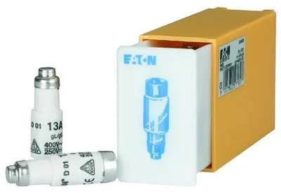 Produktbild von Eaton Neozed-Sicherung D02, 35A, 400V AC, gL/gG, 50kA, schwarz, in Kunststoffbox, 12 Stk.