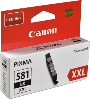 Produktbild von Canon CLI-581 XXL Schwarz Tintentank, sehr hohe Reichweite, Schwarz, Tinte auf Pigmentbasis, 11,7 ml, 858 Seiten