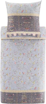 Produktbild von Bassetti Satin-Bettwäsche-Garnitur OPLONTIS Farbe GRAU G1 Größe 155x220+80x80