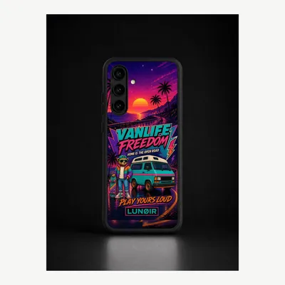 Image de Coque de protection pour Samsung S24 Plus, étui de téléphone avec motif "vanlife" – LUNØIR ©