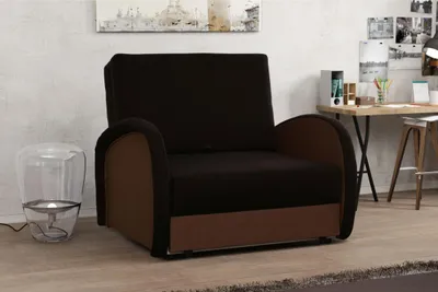 Produktbild von Kinderschlafsofa DAJKA - braun / dunkelbraun