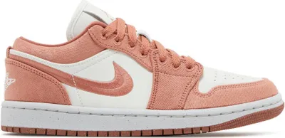 Produktbild von Nike Jordan 1 Low Orange Pink Peach Sneaker Damen Kinder Neu - 40