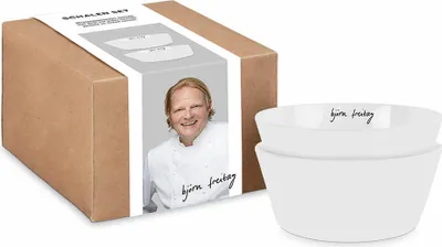 Immagine prodotto di PPD Björn Freitag Trend Bowl Set, 2er Set, Schüssel, Schale, Müslischale, New Bone China, Weiß, Ø 15 cm, 163302349