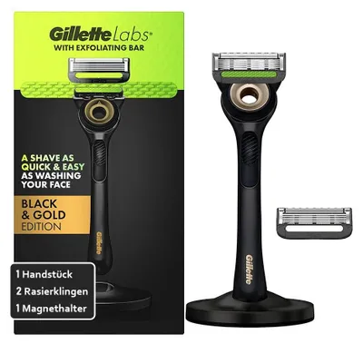 Produktbild von Gillette Labs Rasierer Black & Gold Edition Set