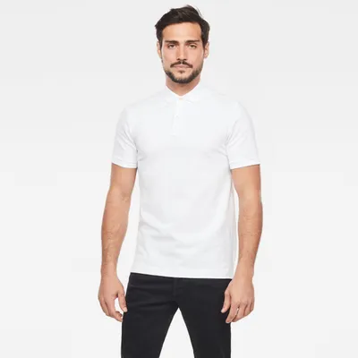 Immagine prodotto di g-star polo uomo g-star d11595 5864 dunda slim 110 white