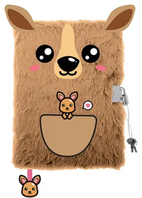 Immagine prodotto di A5 96k Diario di peluche Canguro Majewski