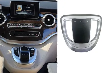 Image de Bouton decentral pour voiture, compatible avec la Mercedes-Benz V260, autoradio, design épuré
